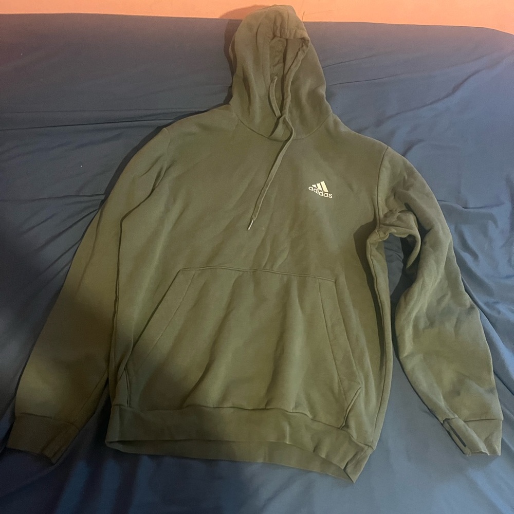 Large green Adidas Hoodie